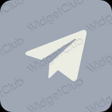 ესთეტიკური Telegram აპლიკაციის ხატები