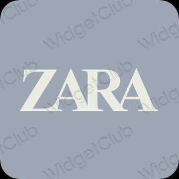 ესთეტიკური ZARA აპლიკაციის ხატები