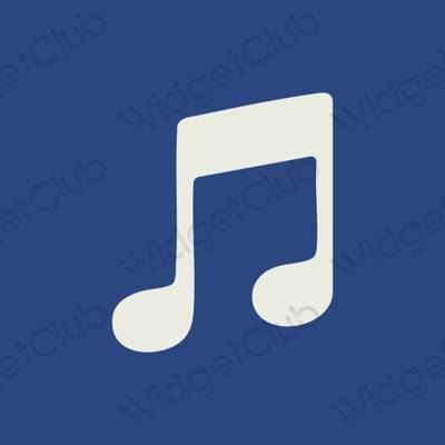 ესთეტიკური Music აპლიკაციის ხატები