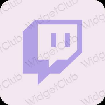 Icone delle app Twitch estetiche