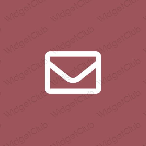 نمادهای برنامه زیباشناسی Mail
