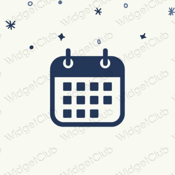 Estetske Calendar ikone aplikacija