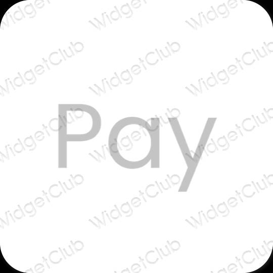 Ästhetische PayPay App-Symbole