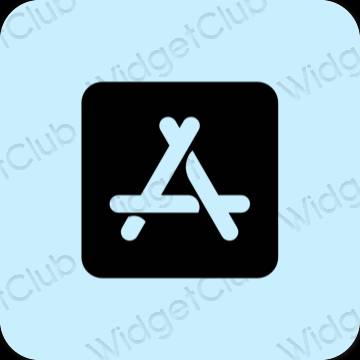 Estetico blu pastello AppStore icone dell'app