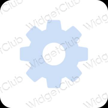 Esthetische Settings app-pictogrammen