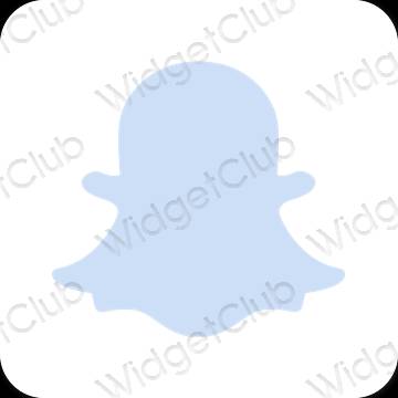 Estetinis violetinė snapchat programėlių piktogramos
