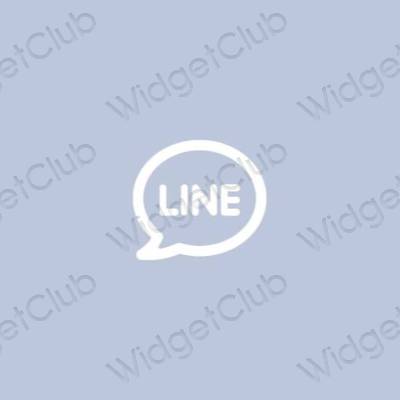 Estetske LINE ikone aplikacij