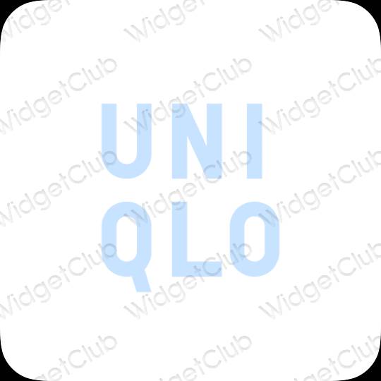 ესთეტიკური UNIQLO აპლიკაციის ხატები