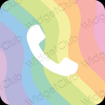 Estetisk gul Phone app ikoner