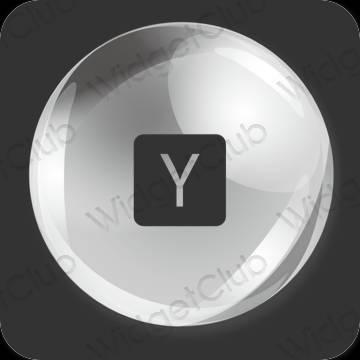 Esthetische Yahoo! app-pictogrammen