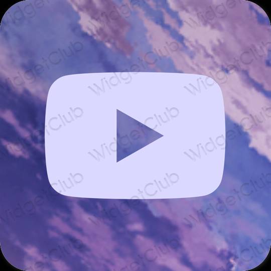 Esthetische Youtube app-pictogrammen