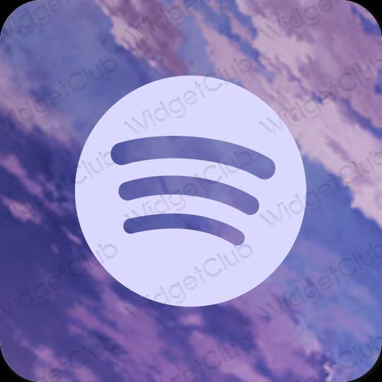 Esthetische Spotify app-pictogrammen