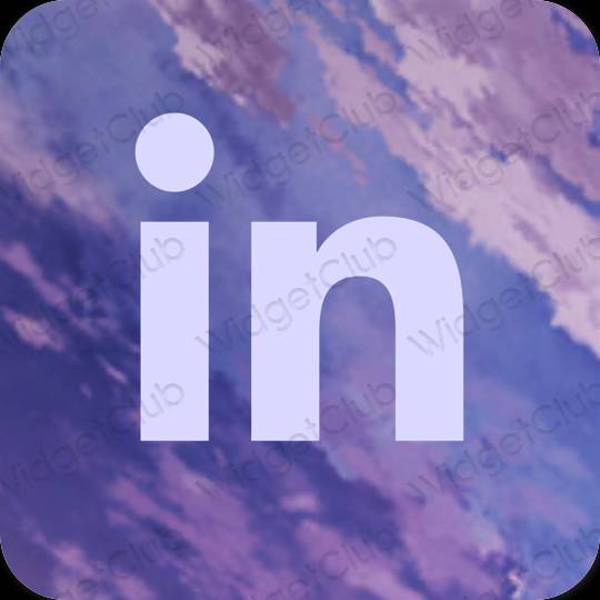 Aesthetic Linkedin app icons