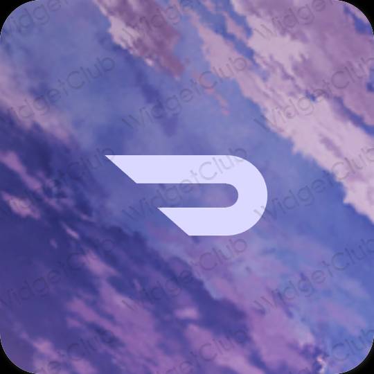 Æstetiske Doordash app-ikoner