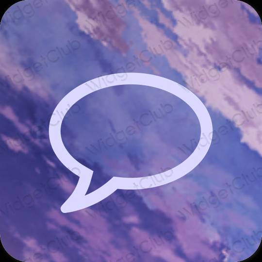 Aesthetic Messages app icons