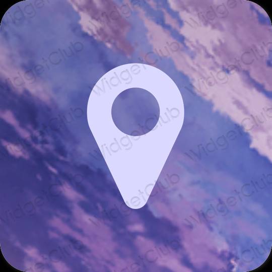 Estetyczne Map ikony aplikacji