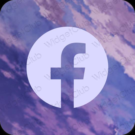 Estetické ikony aplikácií Facebook