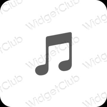 Estetske LINE MUSIC ikone aplikacija