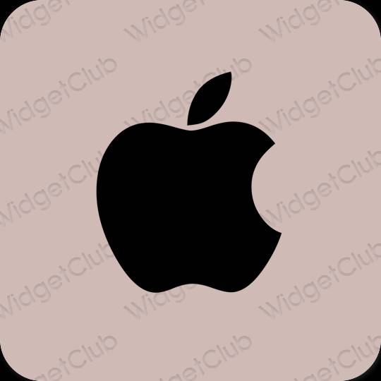 Estetisk beige Apple Store app ikoner