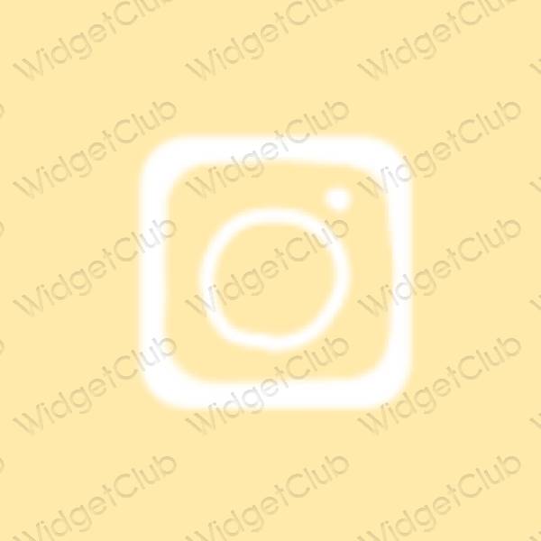 Stijlvol oranje Instagram app-pictogrammen