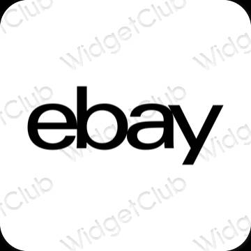 Estética eBay iconos de aplicaciones