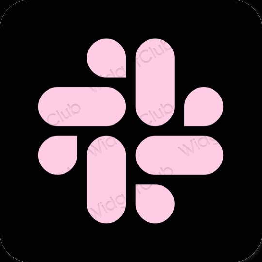 Estetske Slack ikone aplikacij
