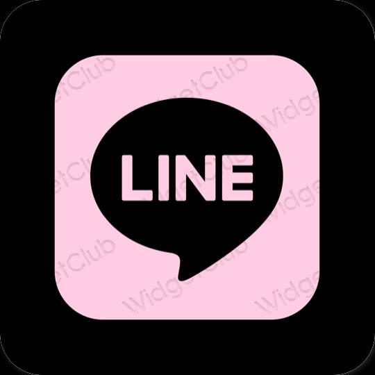 نمادهای برنامه زیباشناسی LINE