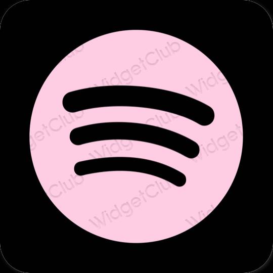 Estetik Spotify proqram nişanları