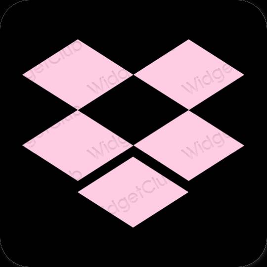 Estetiska Dropbox appikoner