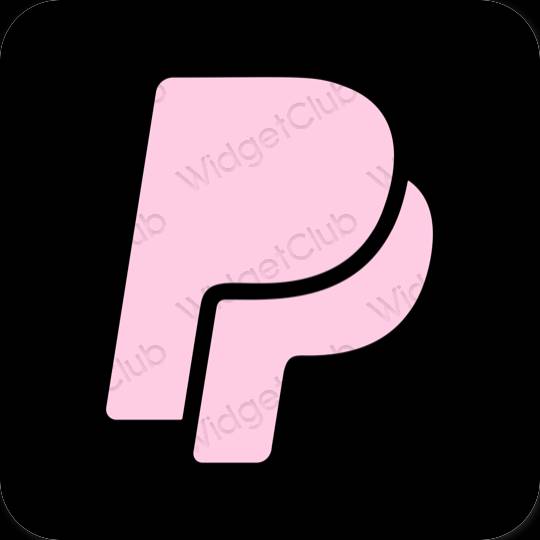 Estética Paypal iconos de aplicaciones