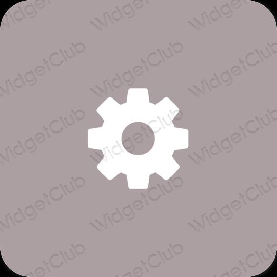 Esthetische Settings app-pictogrammen