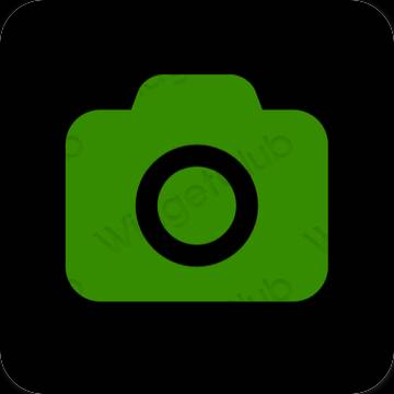 эстетический зеленый Camera значки приложений