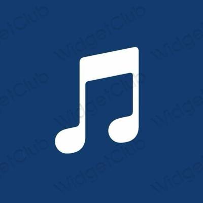 Esthetische Music app-pictogrammen