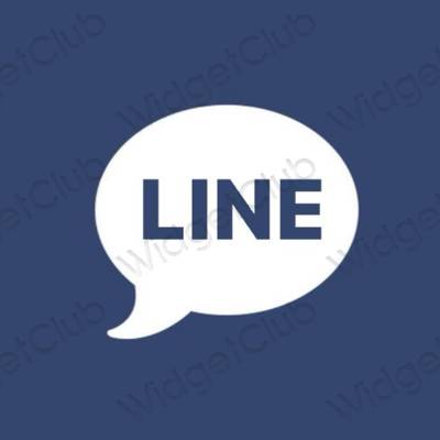 Estetske LINE ikone aplikacij