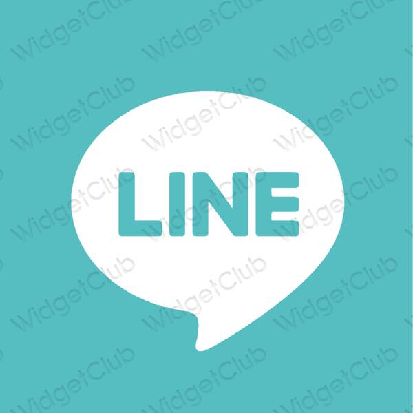 Естетични LINE икони на приложения