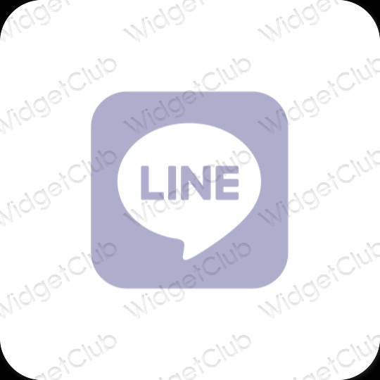 Естетични LINE икони на приложения