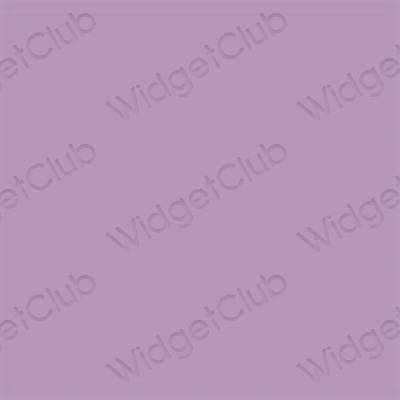 Estético púrpura LINE iconos de aplicaciones