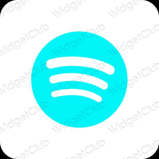 Esthetische Spotify app-pictogrammen