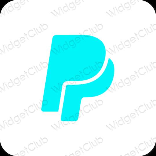 Icônes d'application Paypal esthétiques