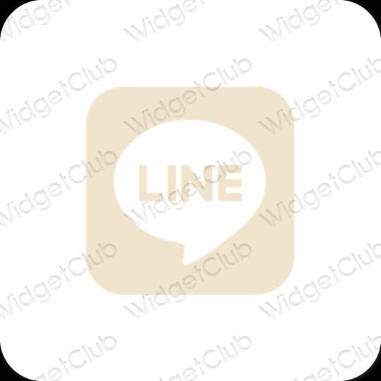 Esthetische LINE app-pictogrammen