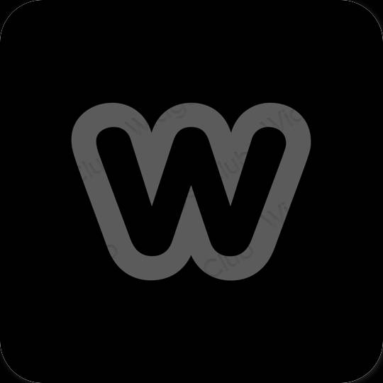 Esteetilised Weebly rakenduste ikoonid