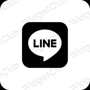 نمادهای برنامه زیباشناسی LINE