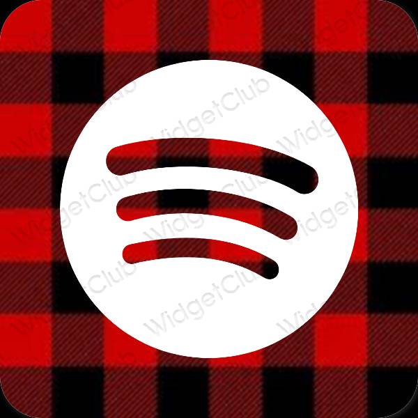 Estetiska Spotify appikoner