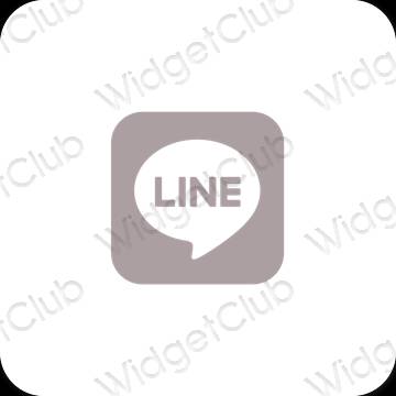 جمالية LINE أيقونات التطبيقات