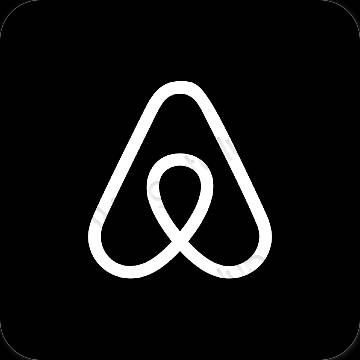 黒 Airbnb おしゃれアイコン画像素材