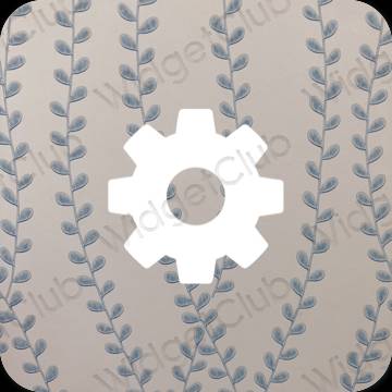 Ästhetische Settings App-Symbole