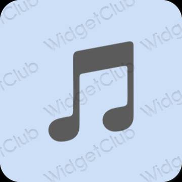 Stijlvol paars Apple Music app-pictogrammen
