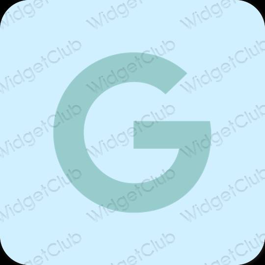 Естетичен лилаво Google икони на приложения