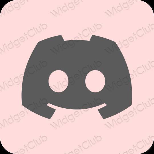Естетски розе discord иконе апликација