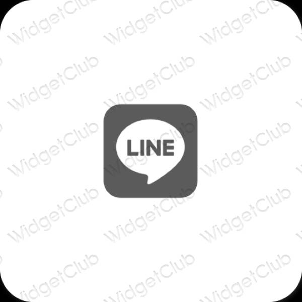 Естетични LINE икони на приложения